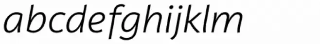 Latina Light Italic