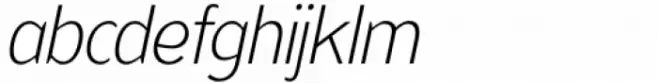 Linked Now Extralight Italic