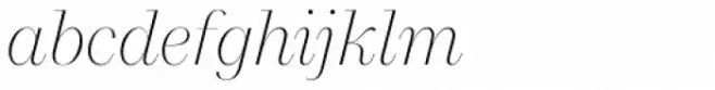 Macklin Display Extra Light Italic