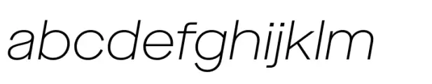 Maison Neue Extended Thin Italic