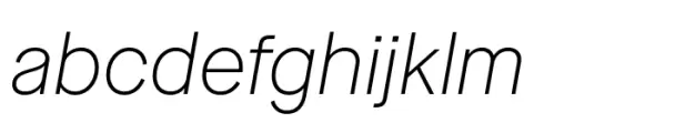 Maison Neue Thin Italic