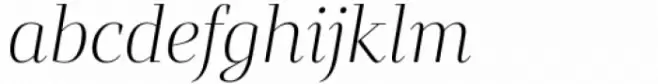 Mandrel Didone Extended Thin Italic