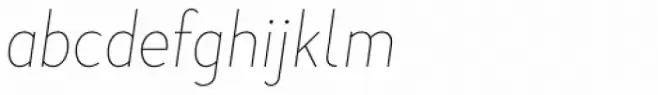 Merlo Neue Hairline Italic