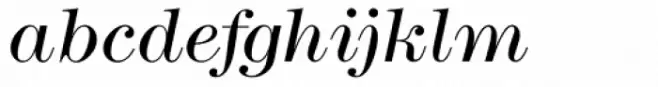 Modern No. 216 Light Italic