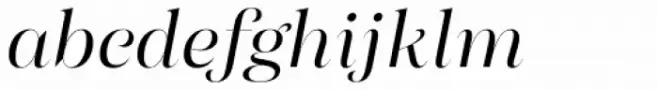 Morison Display Semilight Italic