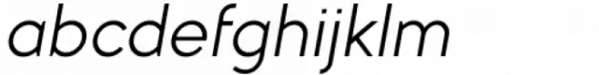 Myna Expanded Light Italic