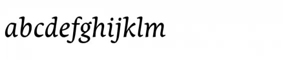 Nassim Latin Variable Italics