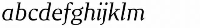 New June Serif Italic