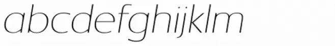 New Lincoln Gothic BT Hairline Italic