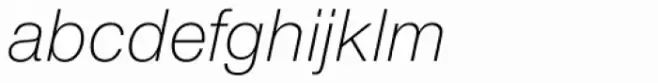 Nimbus Sans Novus Light Italic