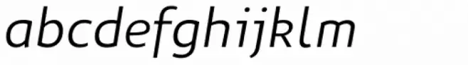 Niva Light Italic