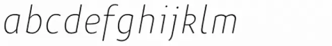 Niva Ultra Light Italic Condensed