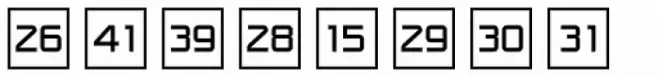 Numbers Style One-Square Positive
