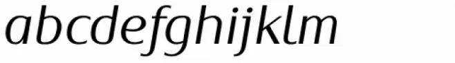 Oblik Classic Light Italic