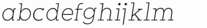 Okojo Slab Pro Light Italic