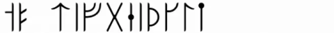 Ongunkan Younger Futhark One Regular
