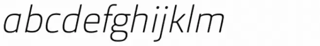Orgon Thin Italic