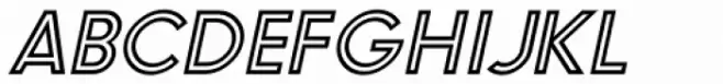Outline Sans Oblique JNL