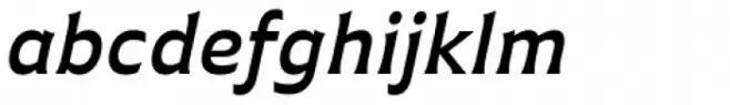Plathorn Extended Demi Italic