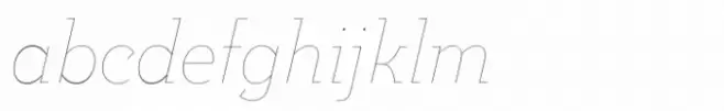Postulat Pro Hairline Italic