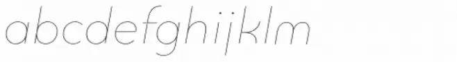 Quinoa Round Thin Italic