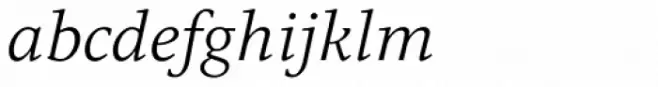 Quodlibet Serif Light Italic