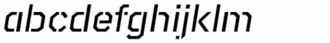 Raker Stencil Medium Italic