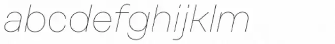 Rational Display Hairline Italic