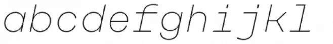 Rational TW Display Thin Italic