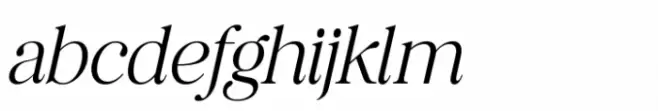 Retro Voice Extr Light Expanded One Italic