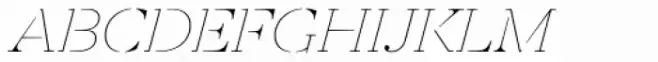 Revista Stencil Thin Italic