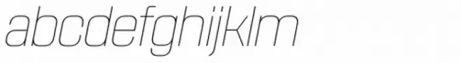 Rohn Thin Italic