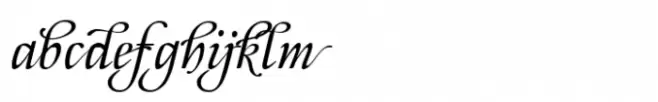 Ronsard Script Swash Alternate