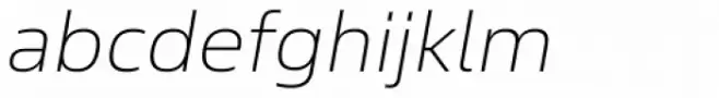Sans Beam Body Extra Light Italic