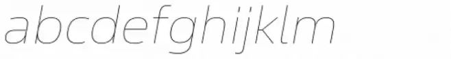 Sans Beam Body Ultra Light Italic
