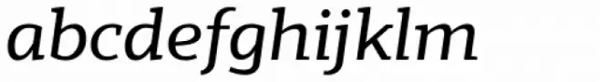 Scharf Italic