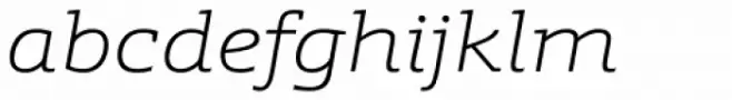 Schnebel Slab Pro Expanded Thin Italic