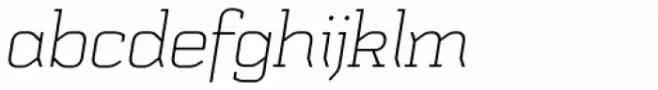 Schwager Thin Italic