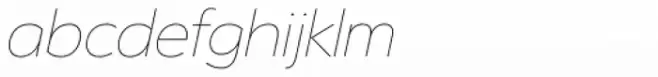 Serenity Thin Italic