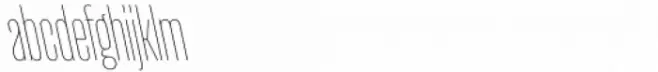 Seriguela Thin Reverse Italic