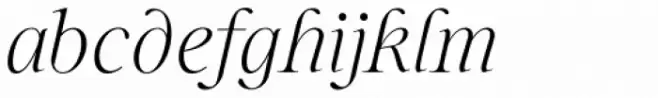 Sharpe Thin Italic