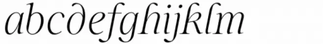 Sharpe Variable Thin Italic