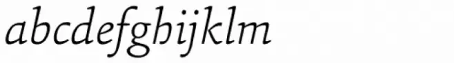 Sina ExtraLight Italic