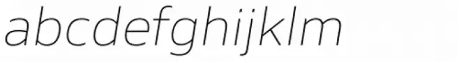 Siro Extra Light Italic