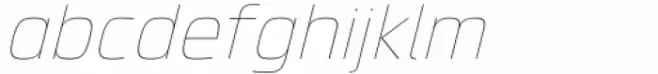 Superscience Hairline Italic
