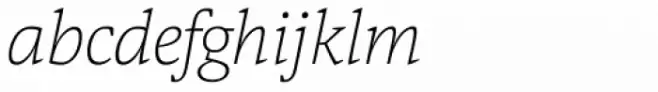 Tangent Thin Italic