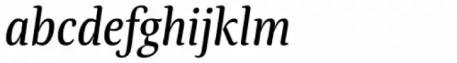 Tanger Serif Narrow Italic