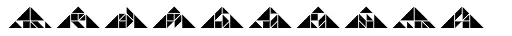 Tangram Triangles Inline
