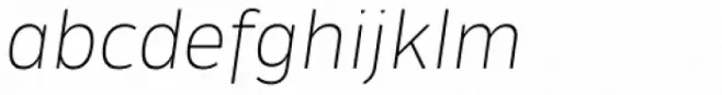 Tosia Thin Italic
