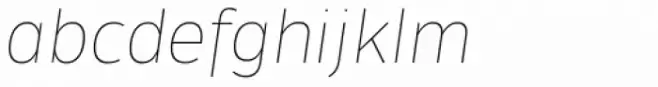 Tosia Ultra Thin Italic